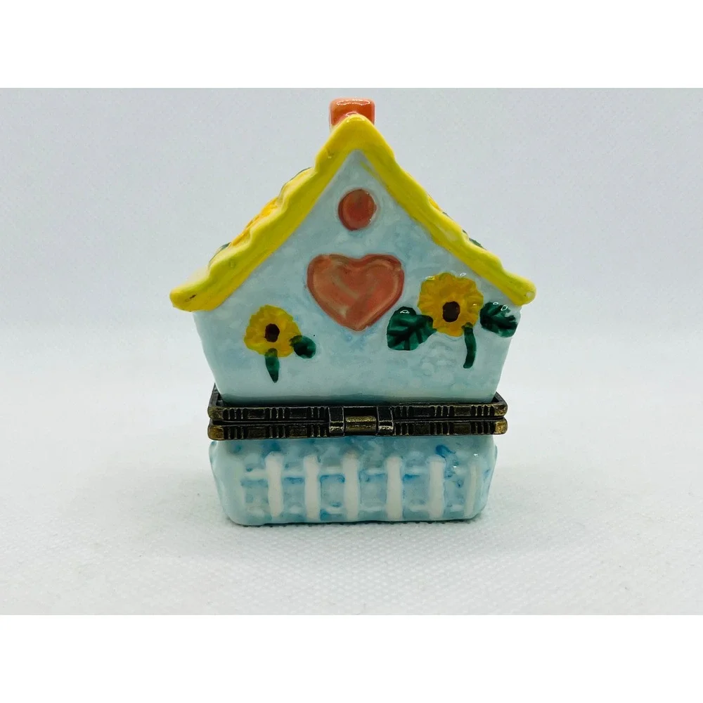 Vintage‎ Birdhouse Trinket Box Vanity Box Décor